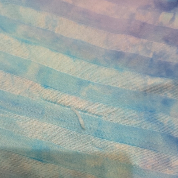 Covington Blue Layered Ruffle Tank Top - Picture 7 of 7